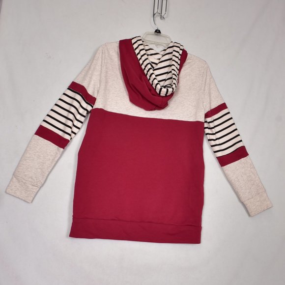 Nora Madison Hoodie Women's Pullover Sweatshirt Hooded Lucy Avenue Size M - Picture 3 of 7